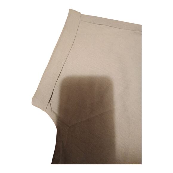 Auslook Women's Plus Blue Babydoll V-neck Crepe Short Sleeve Tunic Top Size 3X - Picture 2 of 10